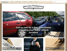 Tablet Screenshot of pattenthornton.com